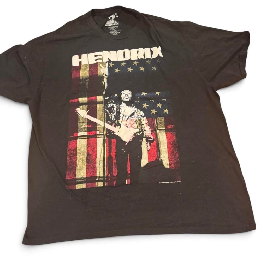 Jimi Hendrix Authentic Hendrix Graphic T-Shirt 2XL